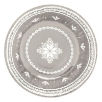 Saco de Natal bordado a prata 350 cc - 6 unid.