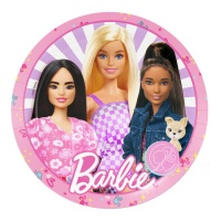 Pratos Barbie 23 cm - 8 unidades