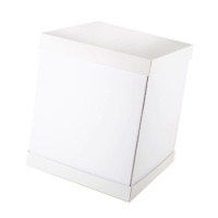 Caixa quadrada para bolos Lisboa 42 x 42 x 50 cm - Pastkolor - 1 unid.