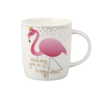 Caneca de flamingo de 340 ml