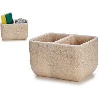 Porta-esponjas duplo 12 x 11 x 9 cm com esponjas