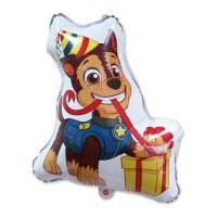 Paw Patrol Patrulha Canina balão silhueta do Chase 60 cm