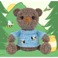 Kit de Amigurumis - Dreamy, o ursinho - DMC