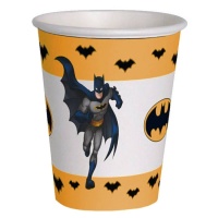 Copos de cartão compostável Batman 255 ml - 8 unidades