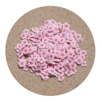 0,5 cm de figuras florais decorativas rosa