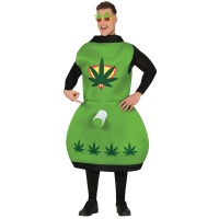 Fato de máquina de marijuana para homem