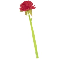 Caneta em forma de rosa
