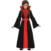 Fato de vampiro com gola subida para rapariga