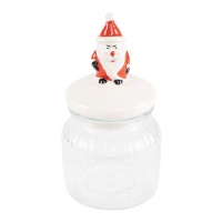 Frasco de vidro de 650 ml para o Pai Natal
