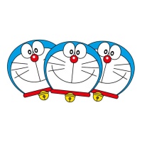 Máscaras Doraemon - 6 peças