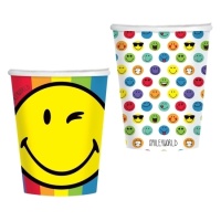 Copos Smiley 250 ml - 8 unidades