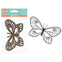 Recorte de borboleta com pérolas - Happy cut Artemio