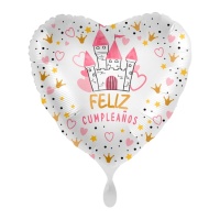 Balão Happy Birthday Princess 43 cm