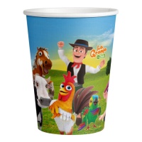 Copos Zenon's Farm 250 ml - 8 peças