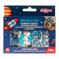 Kit de confeitos mix Astronauta 70 g - Dekora