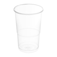 Copos de plástico transparentes de 500 ml - 8 unid.
