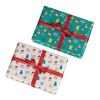 Papel de embrulho Tió de Nadal 2,00 x 0,70 m - 1 unidade