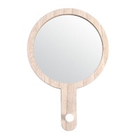 Bengaleiro de madeira com espelho - Dcasa