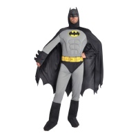 Traje Batman para Homens - Homem Músculo Cinzento