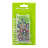 Alfinetes de cabeça de pérola 3,8 cm - Castelltort - 200 unidades