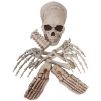 Ossos de esqueleto decorativos