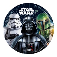 Pratos Galáxia Star Wars 19,5cm - 8 peças
