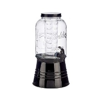 Jarro de 3,8 L com refrigerador e suporte preto