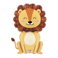 globo leão sentado 56 x 79 cm - Grabo
