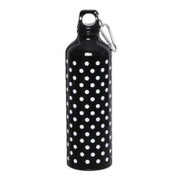 Frasco de 600 ml Preto com bolinhas