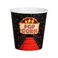 Tigela para Pipocas Pop Corn de 18 x 18 x 18 cm