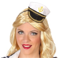 Mini chapéu de oficial de marinheiro