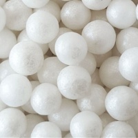 Pérolas decorativas de 7 mm brancas - Azucren - 90 gr