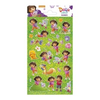 Autocolantes Dora the Explorer Glitter - 1 folha