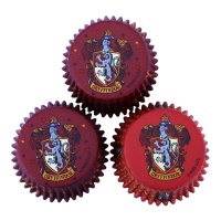 Cápsulas de cupcake Gryffindor - 30 unidades