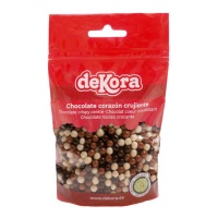 Pérolas crocantes de 3 chocolates 100 gr - Dekora