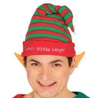 Chapéu de duende às riscas