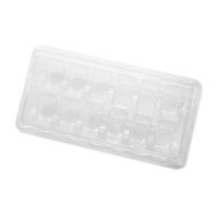 Caixa 25,5 x 13,8 x 3,3 cm para macarons - 12 cavidades