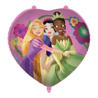 Balão Coração Disney Pincesas 46 cm