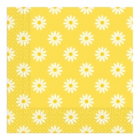 Guardanapos Daisy 16,5 x 16,5 cm - 20 unidades
