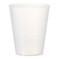 Copos de plástico transparentes largos de 465 ml - 25 unid.