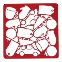 Cortador de Natal Multi 24 x 24 x 1,5 cm - Wilton