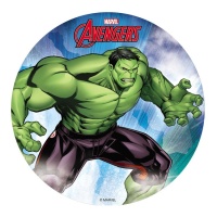 Bolacha Hulk comestível de 20 cm