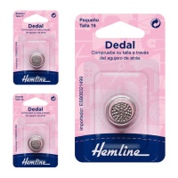 Dedal de metal em diferentes espessuras - Hemline - 1 unidade