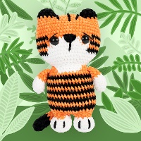 Kit de Amigurumis - Strippy, o tigre - DMC