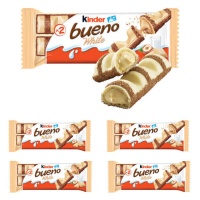 Kinder bom chocolate branco - 5 unidades