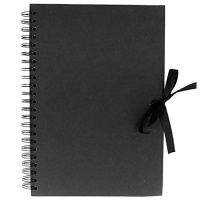 32,5 x 43,5 cm Álbum A3 preto com folhas pretas - Artemio - 1 unid.