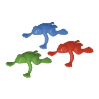 Estatuetas de rã saltadora de cores sortidas - 25 peças