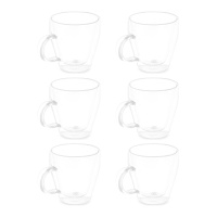 Caneca de borosilicato 270 ml - 6 unid.