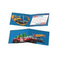 Convites de Hot Wheels - 6 unidades