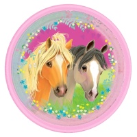 Pratos Pretty Pony 23 cm - 8 unidades